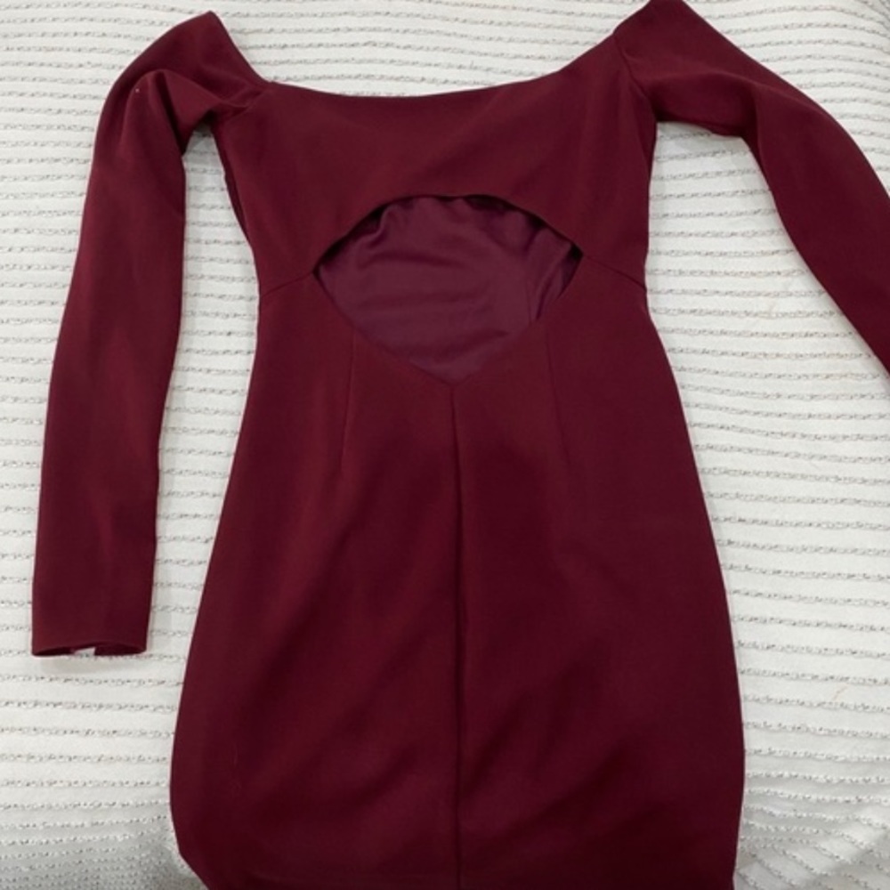 REVOLVE Katie May Imma Boss Mini Dress in Bordeaux - Picture 3 of 9